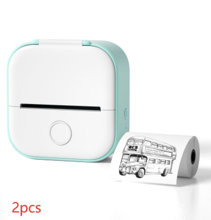 Portable Mini Thermal Label Printer Home Photo Printer Student Wrong Question Printer Bluetooth-compatible Mini Label Printer Price Tag - Orantek -