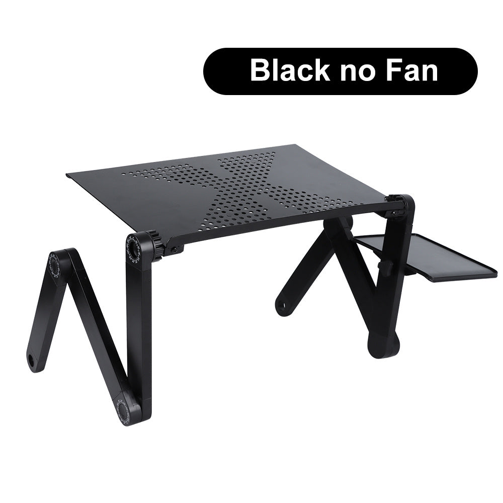 Folding Desk Retractable Adjustable Study Desk In Bed Aluminum Alloy Notebook Computer Bracket Lazy Desk - Orantek -