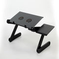 Folding Desk Retractable Adjustable Study Desk In Bed Aluminum Alloy Notebook Computer Bracket Lazy Desk - Orantek -