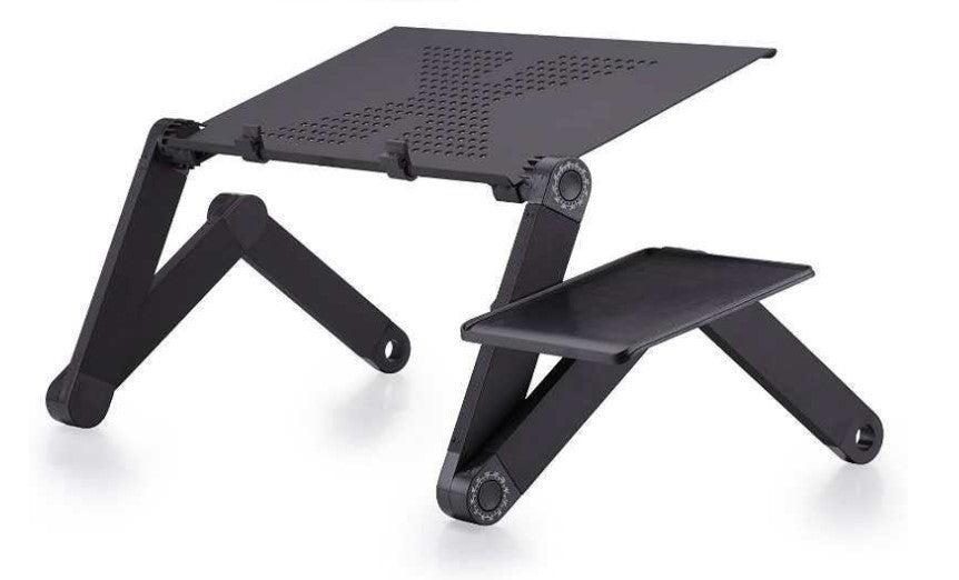 Folding Desk Retractable Adjustable Study Desk In Bed Aluminum Alloy Notebook Computer Bracket Lazy Desk - Orantek -