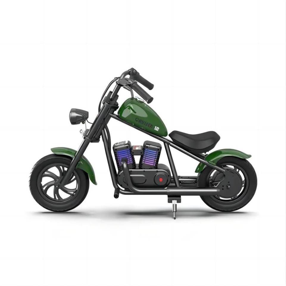 The children's electric motorcycle HYPER GOGO Crusier 12 has an engine of 160W and a battery of 22.2V 5.2Ah - Orantek -