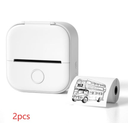 Portable Mini Thermal Label Printer Home Photo Printer Student Wrong Question Printer Bluetooth-compatible Mini Label Printer Price Tag Shop1104971419 Store