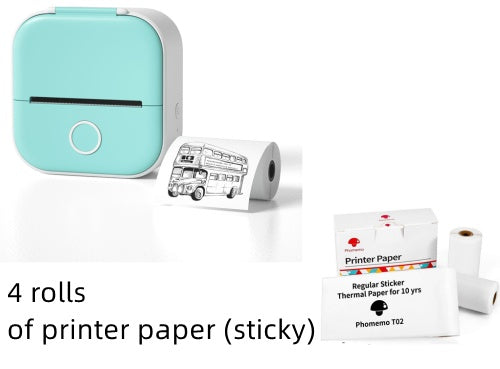 Portable Mini Thermal Label Printer Home Photo Printer Student Wrong Question Printer Bluetooth-compatible Mini Label Printer Price Tag - Orantek -