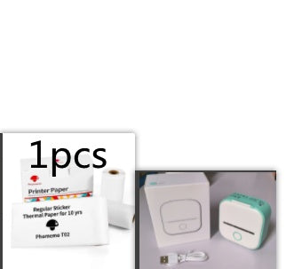 Portable Mini Thermal Label Printer Home Photo Printer Student Wrong Question Printer Bluetooth-compatible Mini Label Printer Price Tag - Orantek -