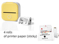 Portable Mini Thermal Label Printer Home Photo Printer Student Wrong Question Printer Bluetooth-compatible Mini Label Printer Price Tag Shop1104971419 Store