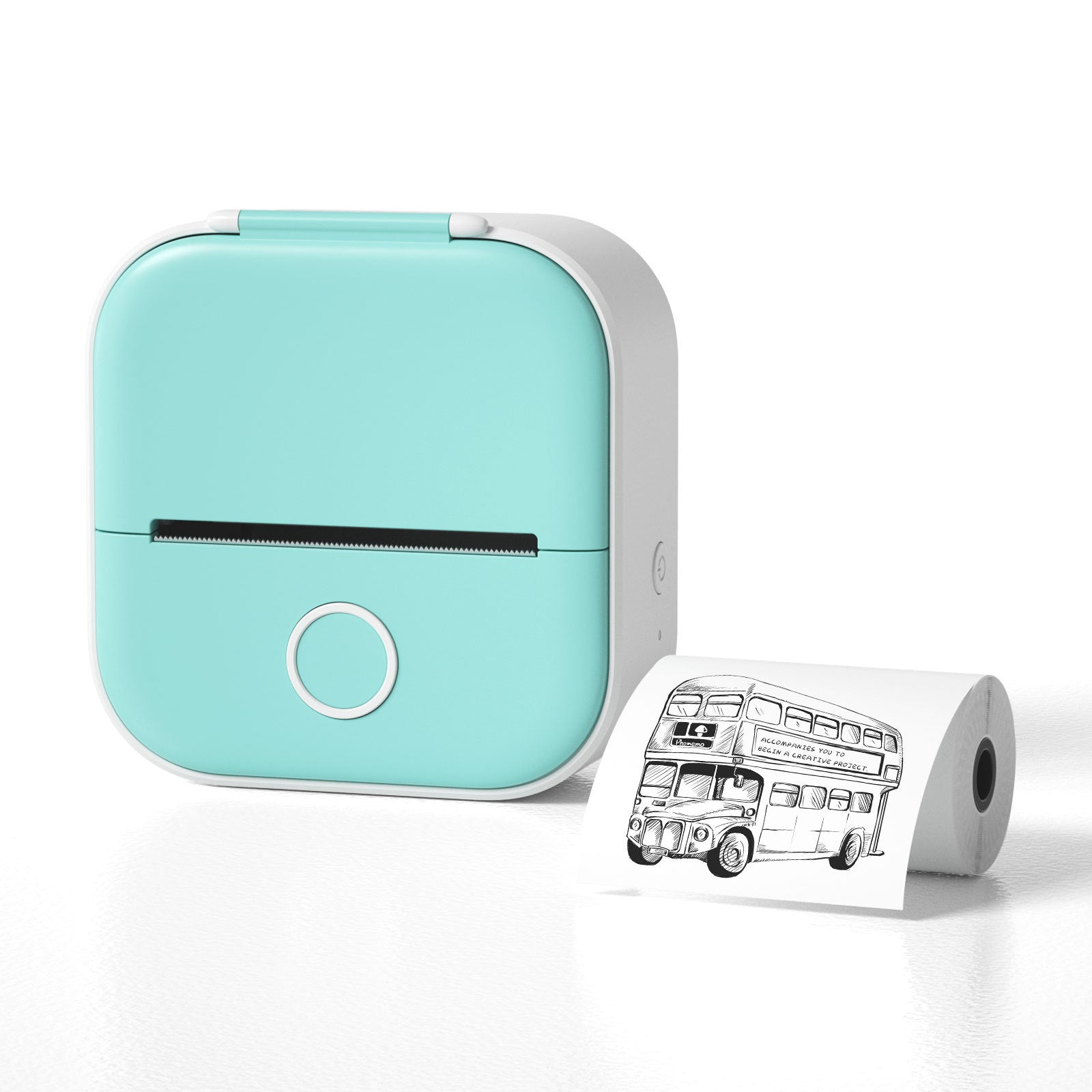 Portable Mini Thermal Label Printer Home Photo Printer Student Wrong Question Printer Bluetooth-compatible Mini Label Printer Price Tag - Orantek -