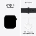 Apple Watch Series 11 GPS + Cellular 42mm Smartwatch with Rose Gold Aluminium Case with Light Blush Sport Band S/M. Sleep Score, Fitness Tracker, Health Monitoring, Always-On Display, Water Resistant - Orantek -