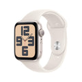 Apple Watch SE (2nd Gen) GPS 40mm Smartwatch with Starlight Aluminium Case with Starlight Sport Band - M/L. Fitness and Sleep Trackers, Crash Detection, Heart Rate Monitor, Retina Display - Orantek -