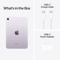 Apple iPad mini (A17 Pro): Apple Intelligence, 8.3-inch Liquid Retina Display, 128GB, Wi-Fi 6E, 12MP Front/12MP Back Camera, Touch ID, All-Day Battery Life — Purple - Orantek -