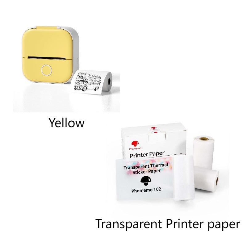 Portable Mini Thermal Label Printer Home Photo Printer Student Wrong Question Printer Bluetooth-compatible Mini Label Printer Price Tag Shop1104971419 Store