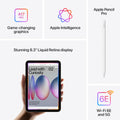 Apple iPad mini (A17 Pro): Apple Intelligence, 8.3-inch Liquid Retina Display, 128GB, Wi-Fi 6E, 12MP Front/12MP Back Camera, Touch ID, All-Day Battery Life — Purple - Orantek -