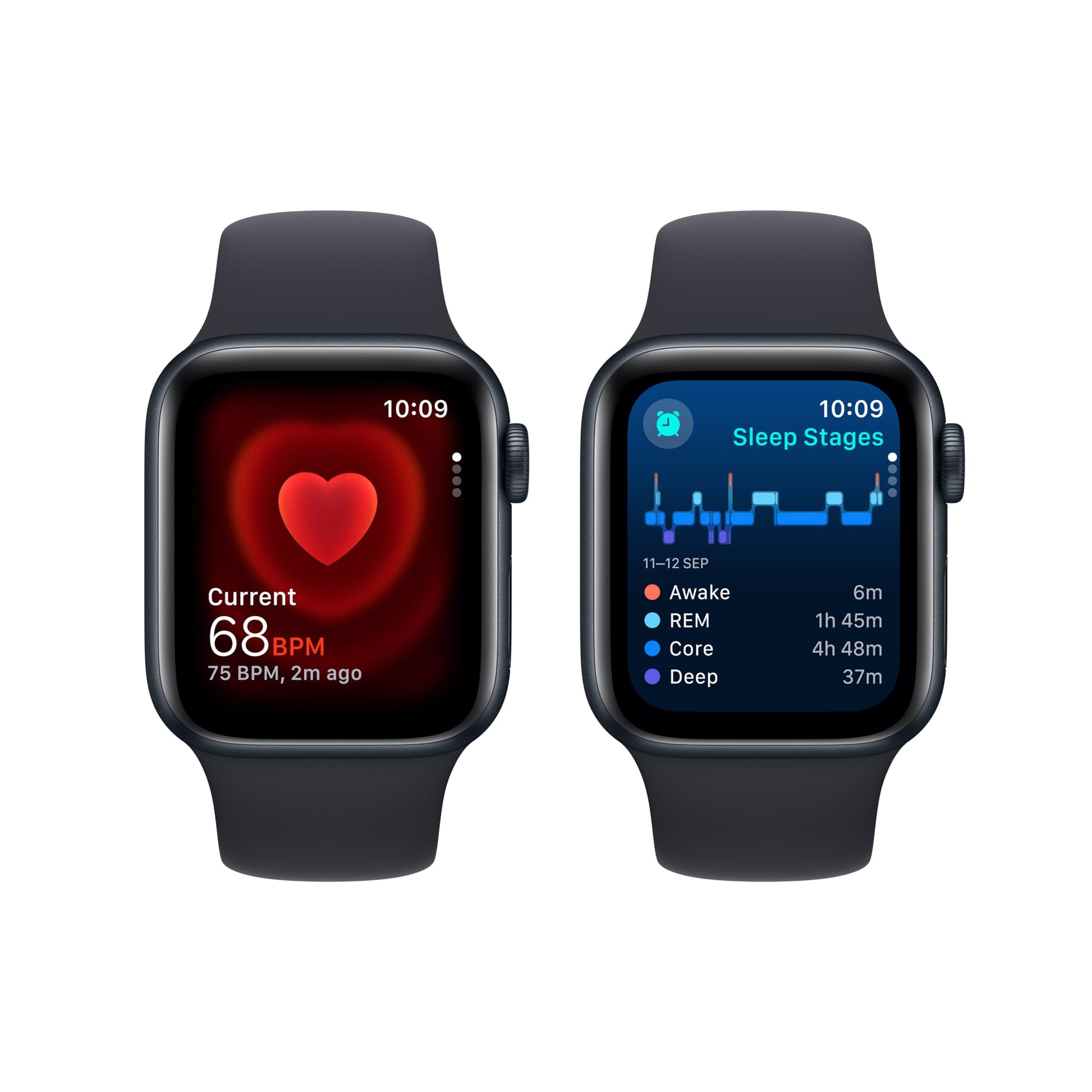 Apple Watch SE (2nd Gen) GPS 40mm Smartwatch with Starlight Aluminium Case with Starlight Sport Band - M/L. Fitness and Sleep Trackers, Crash Detection, Heart Rate Monitor, Retina Display - Orantek -