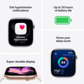 Apple Watch Series 11 GPS + Cellular 42mm Smartwatch with Rose Gold Aluminium Case with Light Blush Sport Band S/M. Sleep Score, Fitness Tracker, Health Monitoring, Always-On Display, Water Resistant - Orantek -