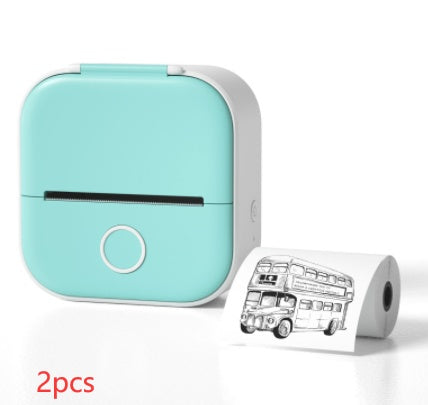 Portable Mini Thermal Label Printer Home Photo Printer Student Wrong Question Printer Bluetooth-compatible Mini Label Printer Price Tag - Orantek -