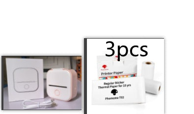 Portable Mini Thermal Label Printer Home Photo Printer Student Wrong Question Printer Bluetooth-compatible Mini Label Printer Price Tag - Orantek -