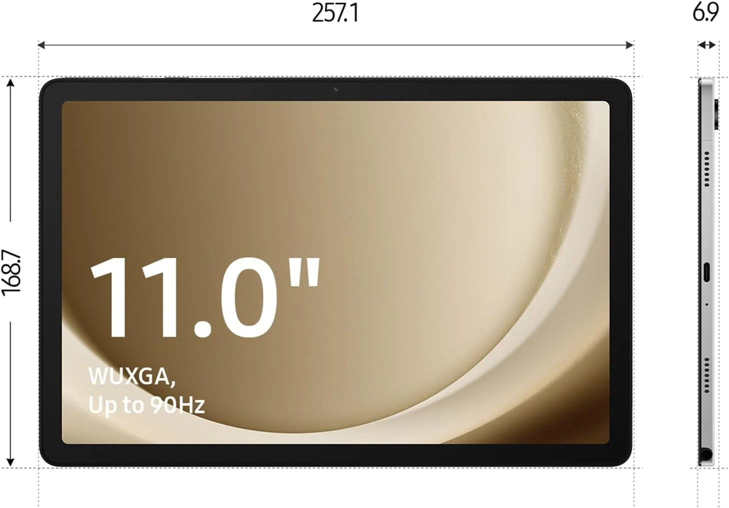 Samsung Galaxy Tab A9+ WIFI Tablet 4GB 64GB 2.2GHz Octa-core 11” TFT 90 Hz LCD Display 8MP Rear Camera 7040 mAh Battery Android - Orantek -