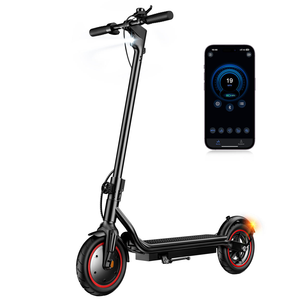 iScooter W5  Electric Scooter Electric 36V Motor Foldable E scooter Adult - Orantek -