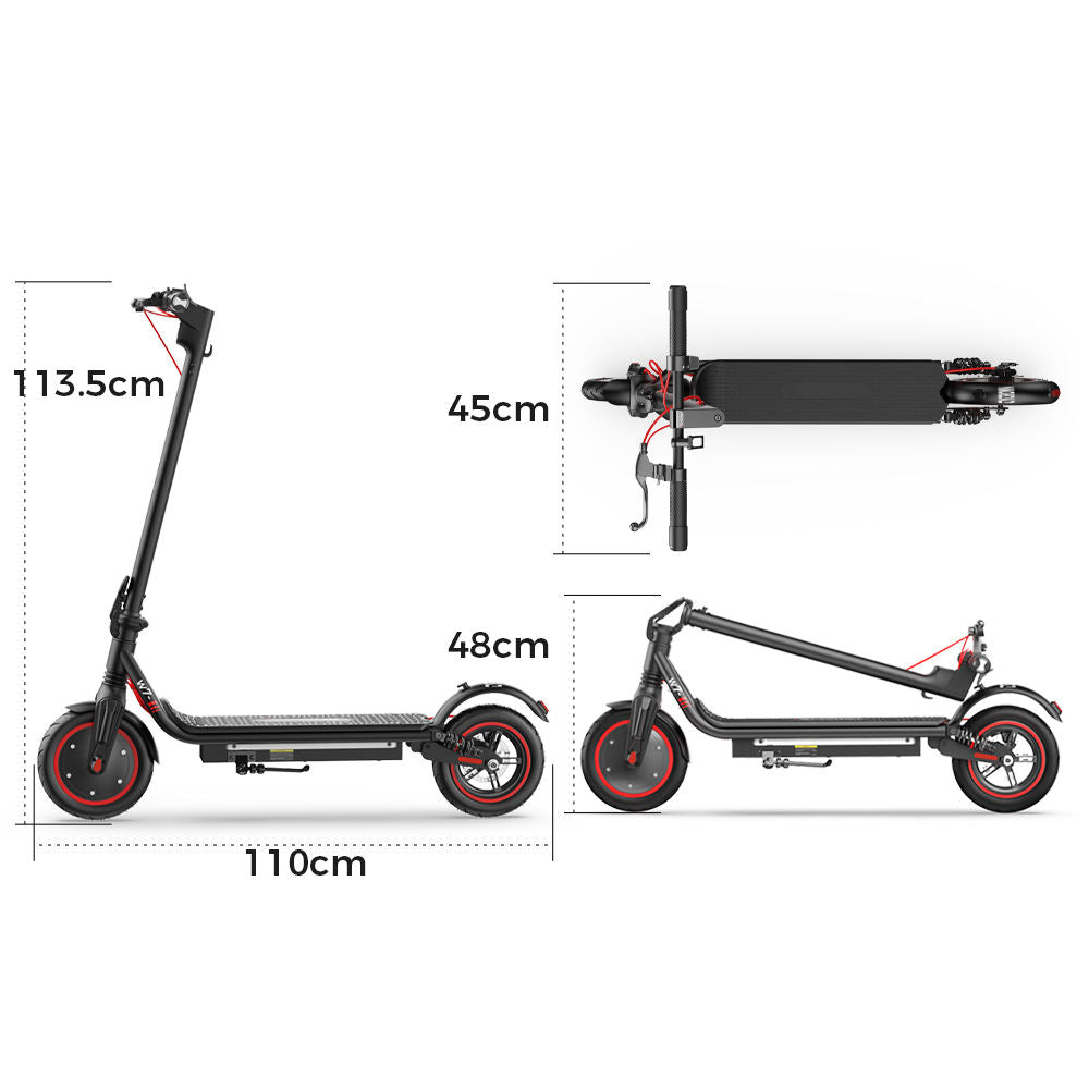 iScooter W7 Electric Scooter 10.5Ah 8.5-inch City Unisex E Scooter - Orantek -