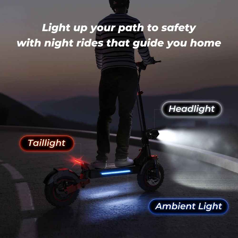 iSCOOTER iX5S 11" Off-Road Electric Scooter 1000W Motor 48V 15Ah Battery