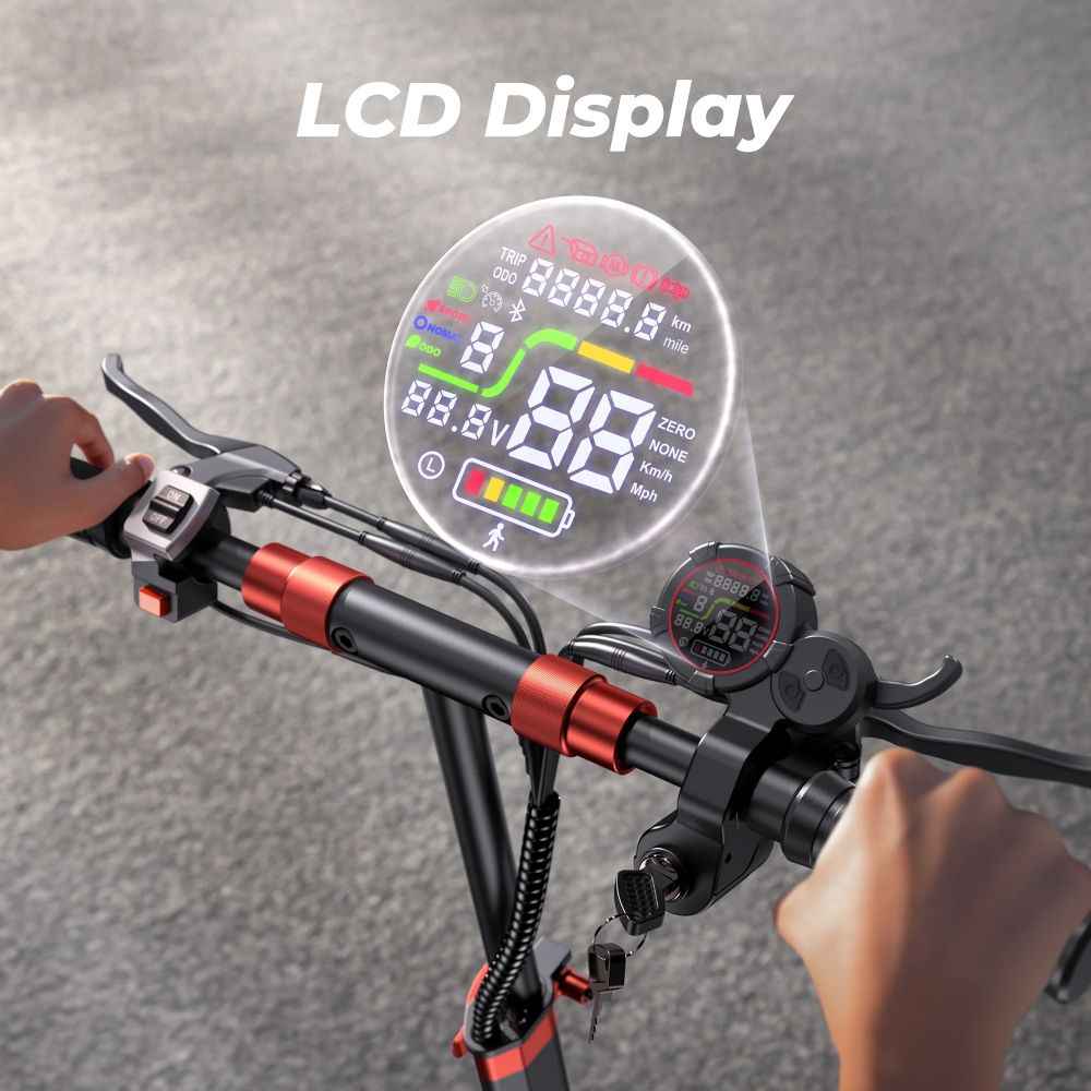 iSCOOTER iX5S 11" Off-Road Electric Scooter 1000W Motor 48V 15Ah Battery