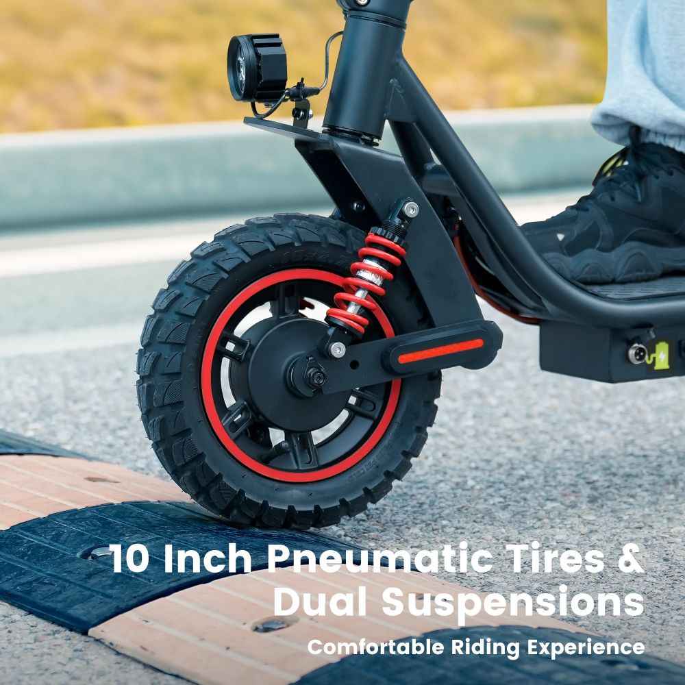 iSCOOTER i10 Pro 10" Folding Commuter Electric Scooter 800W Motor 48V 15Ah Battery