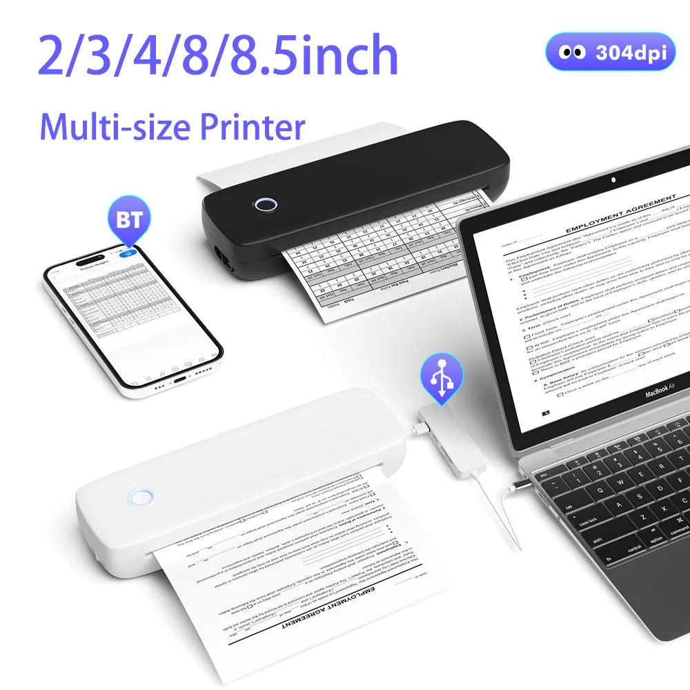 A4 Thermal Printer Portable Printers - Orantek -