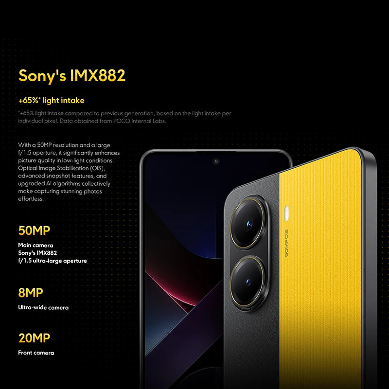 POCO X7 Pro Global Version Cellphone 256GB / 512GB Dimensity 8400-Ultra 6.67" 120Hz Display 6000mAh 5G NFC - Orantek -