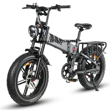 SAMEBIKE RS-A02 48V 17Ah Lithium Battery 1200w Fat Tire Foldable Electric Bike - Orantek -