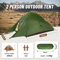 Naturehike Cloud Up 2 People Tent Ultralight 20D Camping Tent Waterproof Outdoor Hiking Travel Backpacking Cycling Fishing Tents - Orantek -