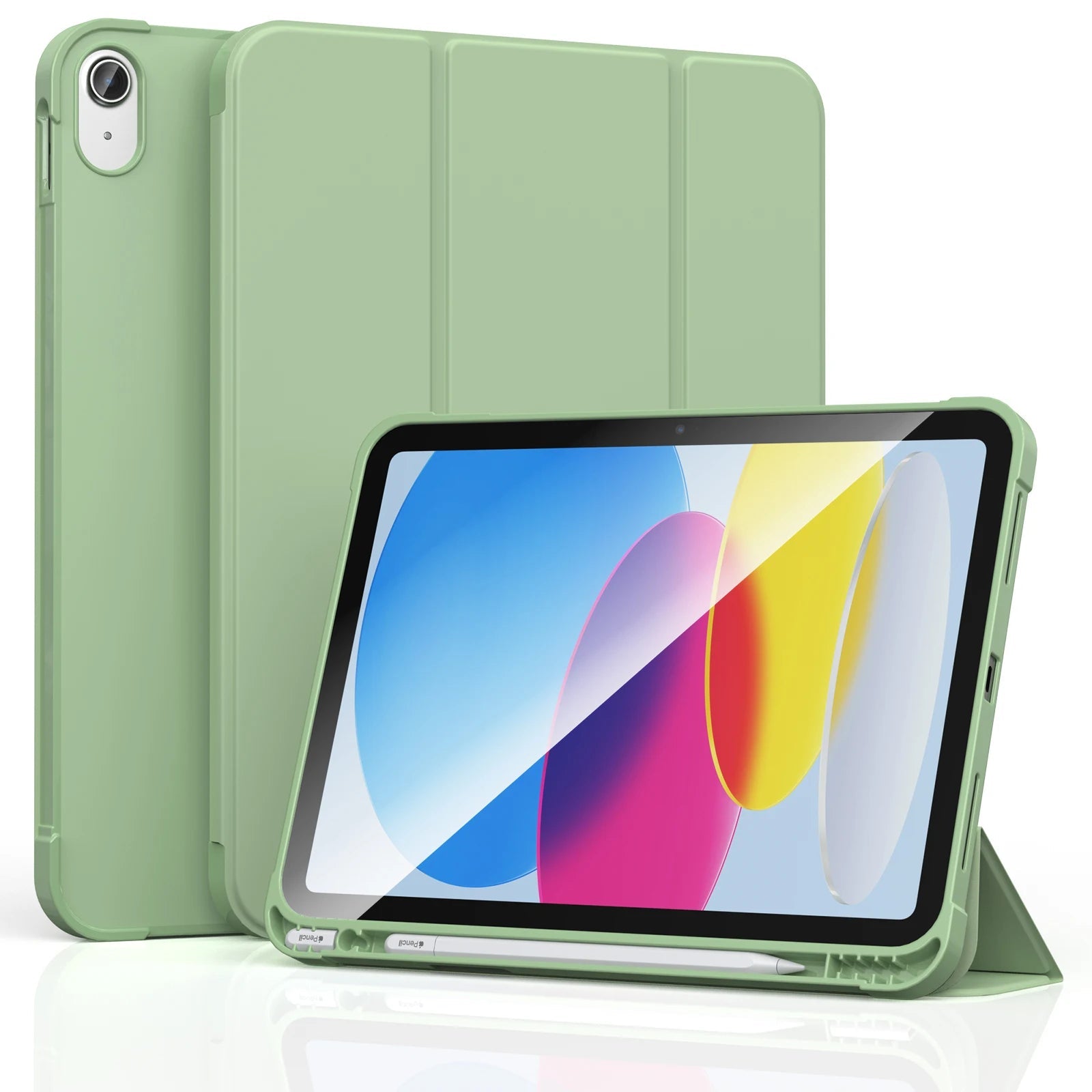Case For ipad (A16)11th gen 11-in 2025 Cases Soft PU Protective Cover  for iPad 10th Gen 10.9-in 2022 Shell Smart Case with Pen Holder - Orantek -