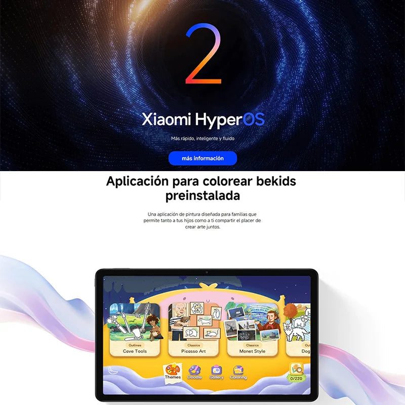 Xiaomi Redmi Pad 2 Wi-Fi,11", 2.5K resolution, MediaTek Helio G100-Ultra, 90 Hz, 8 MP Camera, 9000 mAh Battery - Orantek -
