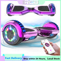 RCB Hoverboard, 6.5 Inch Two Wheel Hoverboard with Bluetooth Speaker with LED Light, Hoverboard Great Gift for Kids and Adults - Orantek -