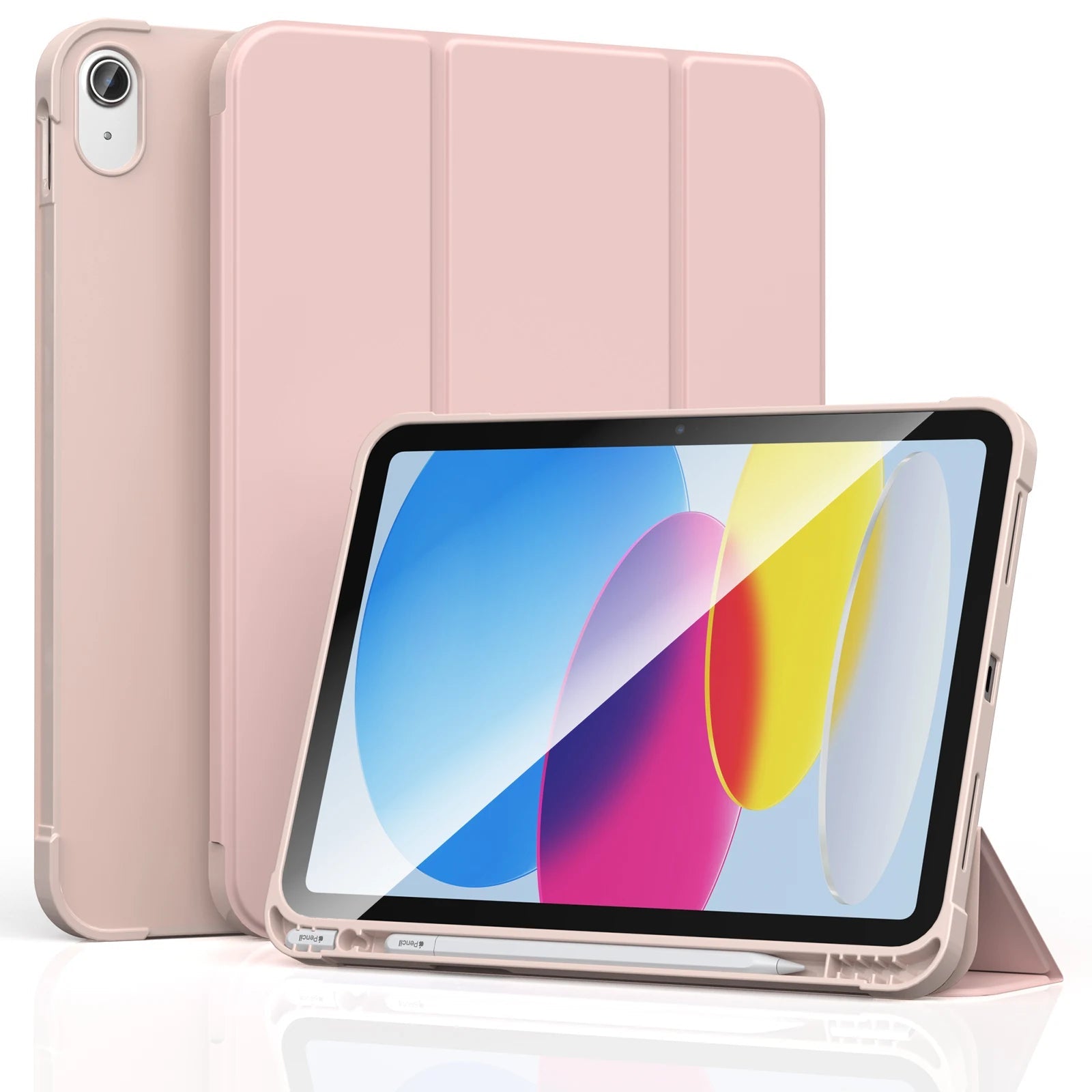 Case For ipad (A16)11th gen 11-in 2025 Cases Soft PU Protective Cover  for iPad 10th Gen 10.9-in 2022 Shell Smart Case with Pen Holder - Orantek -
