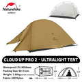 Naturehike Cloud Up 2 People Tent Ultralight 20D Camping Tent Waterproof Outdoor Hiking Travel Backpacking Cycling Fishing Tents - Orantek -