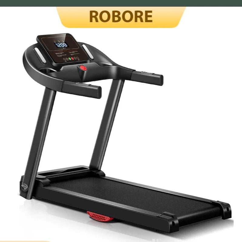 ROBORE P18 Folding Treadmill 14KM/H with Heart Rate Sensor, 3.0HP Brushless Motor, 136kg Weight Capacity - Orantek -