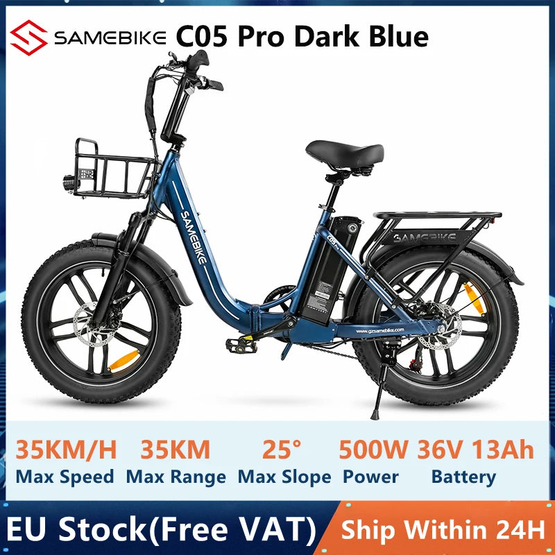 Samebike C05 Pro 20" Fat Tire Electric Bike - Orantek -