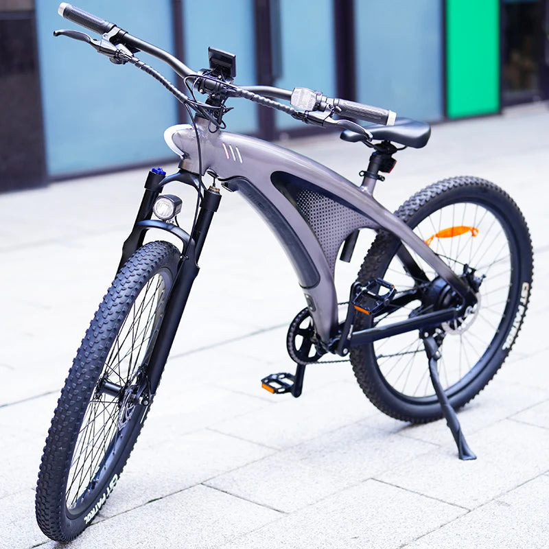 KIXIN Q5 Standing 9 Speed Electric Mountain Bike E City Bicycle Mtb Fat Tire Electronic Bicycle for Adult - Orantek -