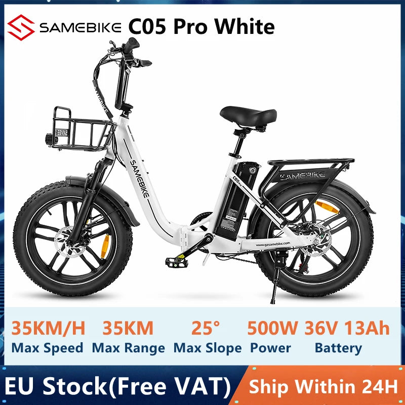 Samebike C05 Pro 20" Fat Tire Electric Bike - Orantek -