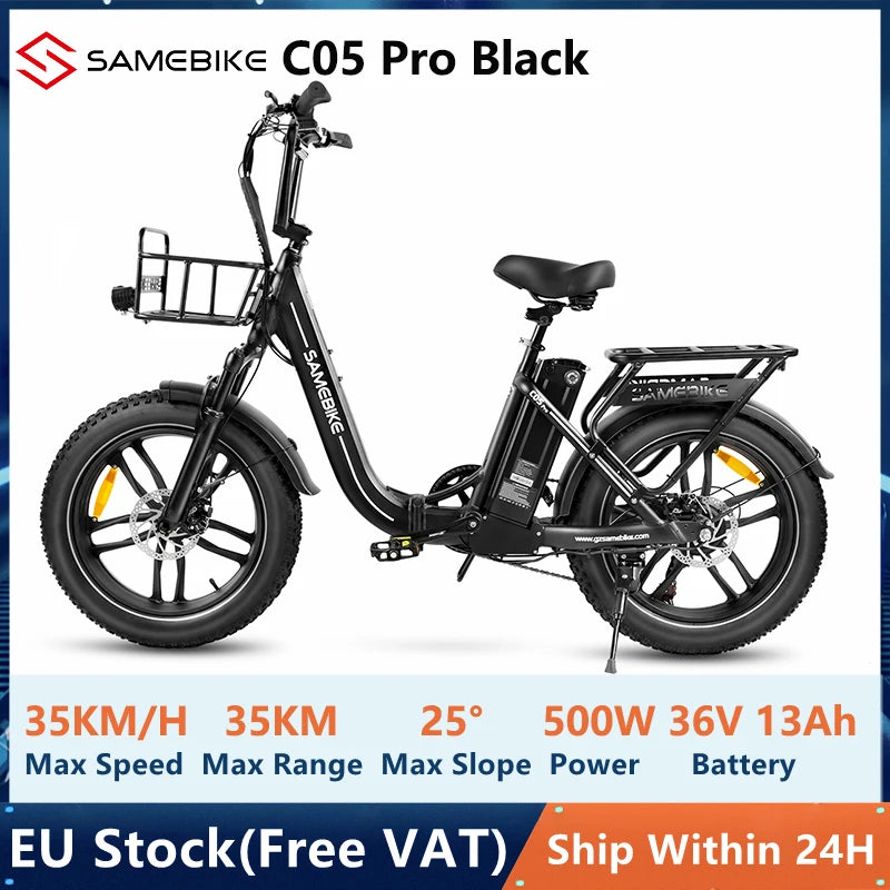 Samebike C05 Pro 20" Fat Tire Electric Bike - Orantek -