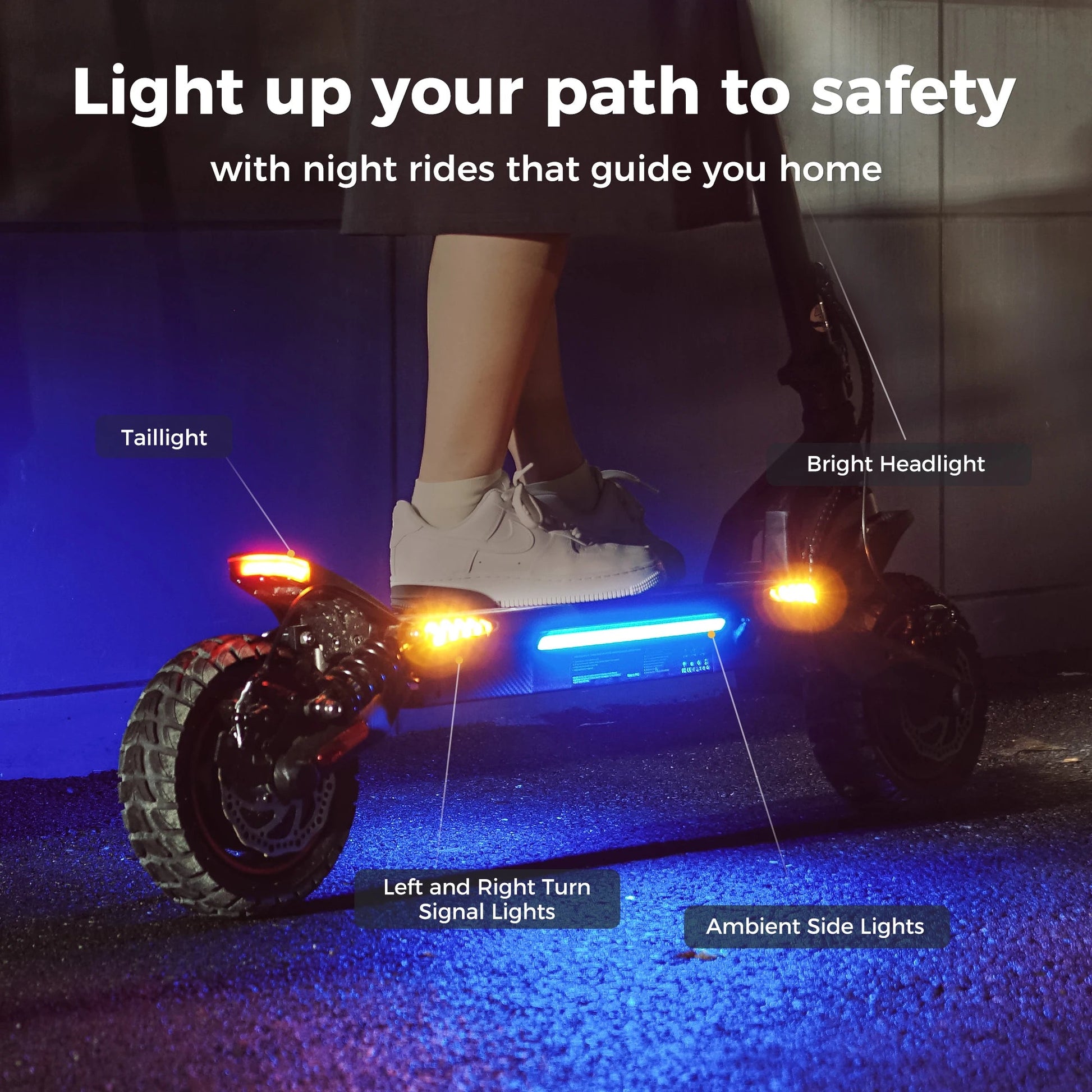 iScooter iX7 Pro Foldable Electric Kick Scooter High Speed 60 km/h 2000W 48V 17.5Ah Battery for Sports & Entertainment - Orantek -