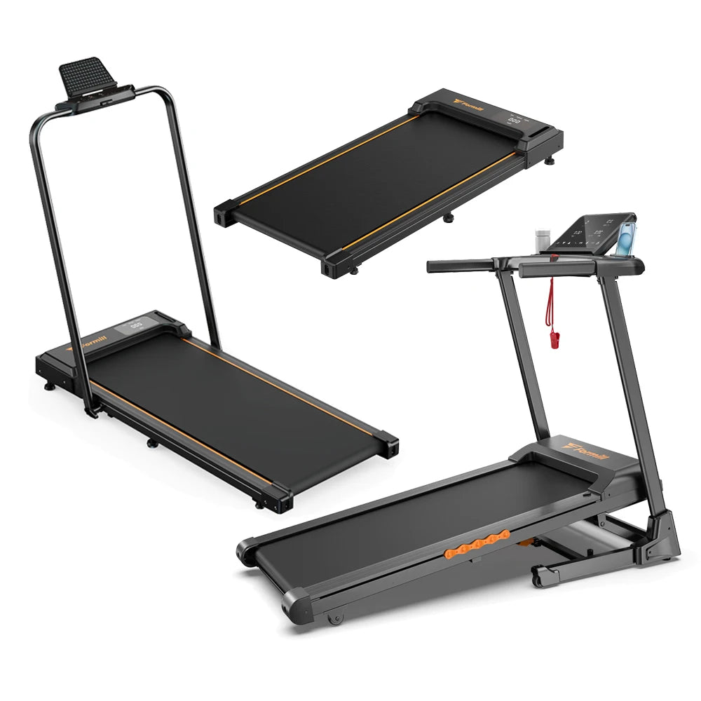 Formill Treadmill for Home Fitness –  3 Styles | Foldable, Incline & Handrail | Low Noise & Shock Absorption - Orantek -