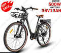 SAMEBIKE RS-A07 Electric Bicycle 500W Brushless Motor Electric Bike 36V13AH Lithium Battery 28inch City Travel Disc Brake E-Bike - Orantek -