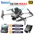 Teeggi SG109 MAX2 3-Axis Stabilized Gimbal Mini Drone 360° Laser Obstacle Avoidance RC Quadcopter Brushless Motor C0. GPS Drone - Orantek -