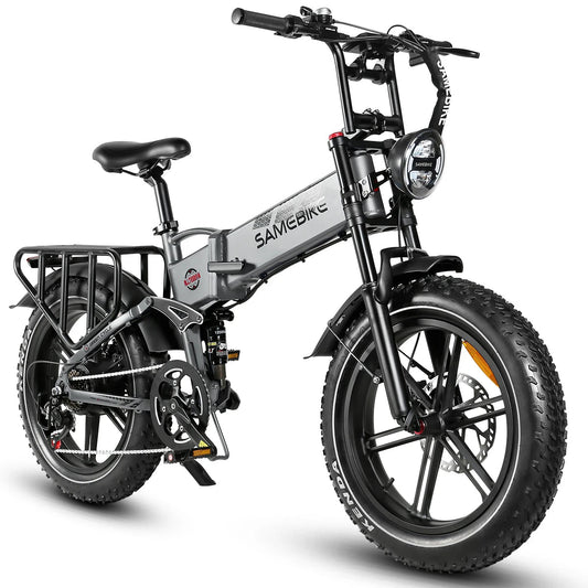 SAMEBIKE RS-A02 48V 17Ah Lithium Battery 1200w Fat Tire Foldable Electric Bike - Orantek -