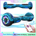 RCB Hoverboard, 6.5 Inch Two Wheel Hoverboard with Bluetooth Speaker with LED Light, Hoverboard Great Gift for Kids and Adults - Orantek -