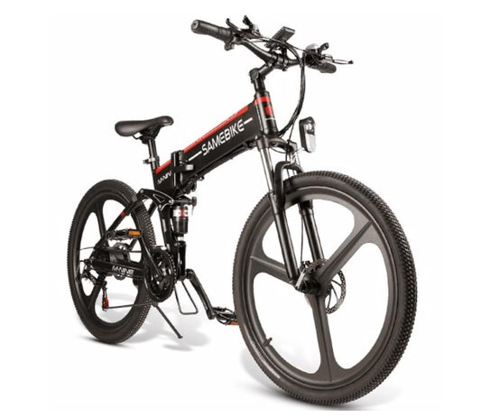 SAMEBIKE LO26 Plus 26" Folding E Bicycle 1000W 48V15AH Hydraulic Brake Fat Tire Mountain - Orantek -