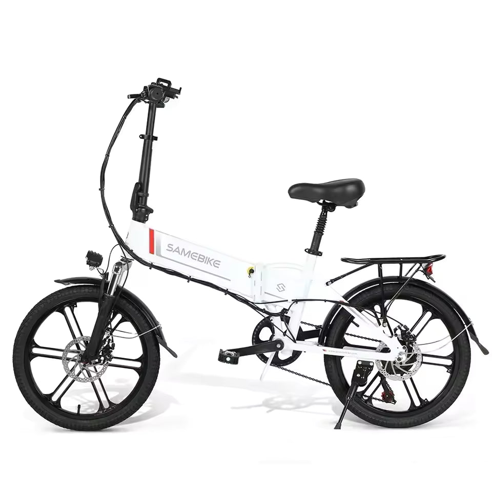 Samebike 20LVXD30 20-inch Electric Bike 350W Brushless Motor 48V10.4AH Battery Folding Frame E Bike - Orantek -