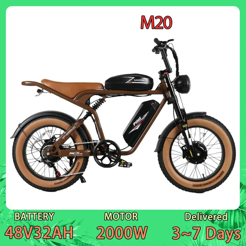 SAMEBIKE M20" Fat Tire Electric Bike - Orantek -