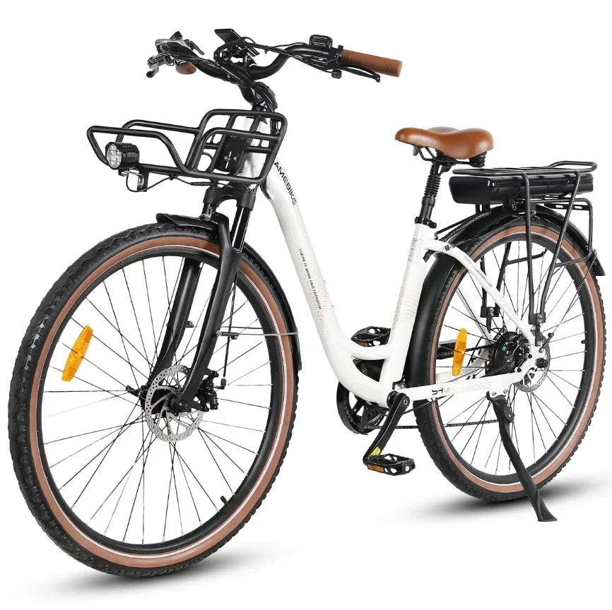 SAMEBIKE RS-A07 Electric Bicycle 500W Brushless Motor Electric Bike 36V13AH Lithium Battery 28inch City Travel Disc Brake E-Bike - Orantek -