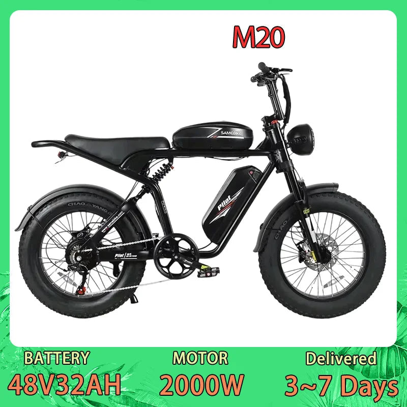 SAMEBIKE M20" Fat Tire Electric Bike - Orantek -